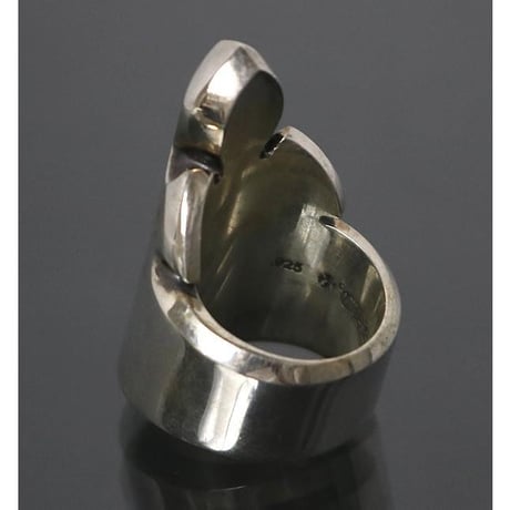 Chrome Hearts Upright Fleurknee Ring #31297