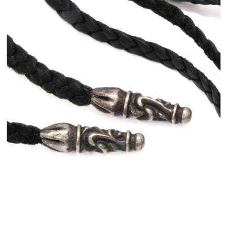 Chrome Hearts BS Fleur Leather Necklace #30926
