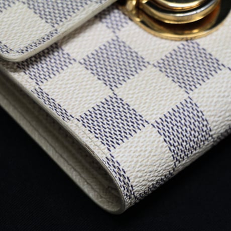 Louis Vuitton Koala Trifold Wallet Damier Azur N60013 #75272