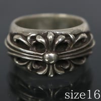 Chrome Hearts Floral Cross Ring #103069