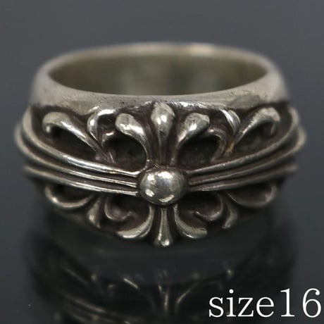 Chrome Hearts Floral Cross Ring #103069