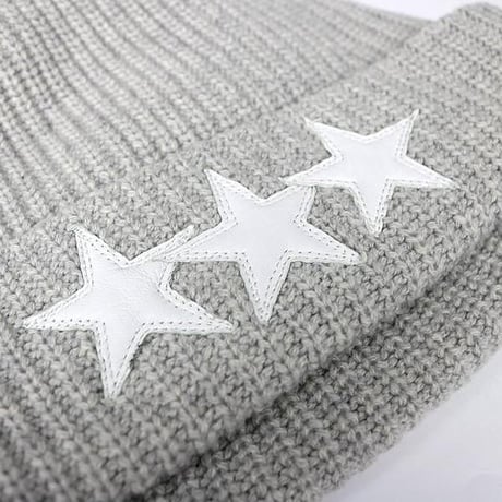 Chrome Hearts BIG DADDY Star Patch Beanie Gray #102175