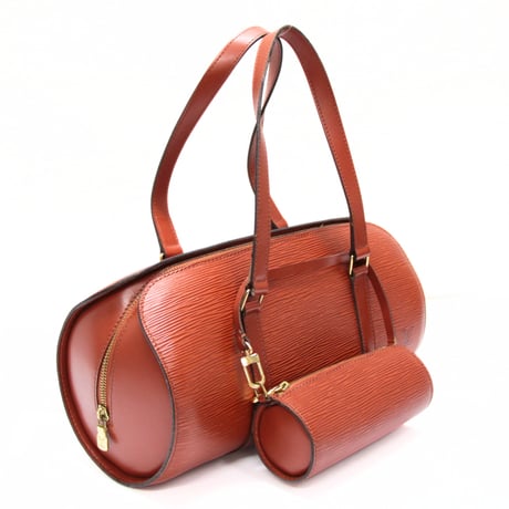 Louis Vuitton Soufflot Handbag Epi Leather Kenya Brown M52223 #74995