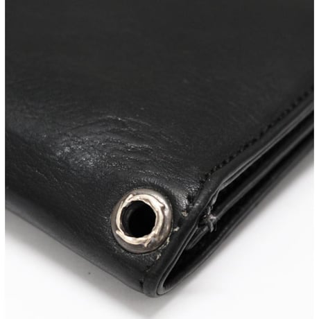 Chrome Hearts Cross Button 1-Zip Cross Patch Wallet #30993