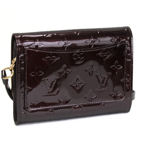 Louis Vuitton Rossmore PM Shoulder Bag Monogram Vernis Amarante M91547 #72968