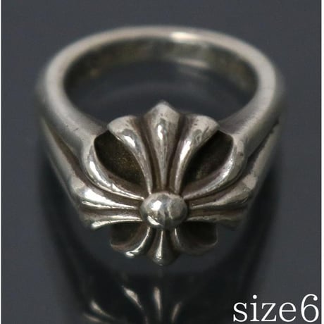 Chrome Hearts Cut Out CH Plus Ring Small #31298