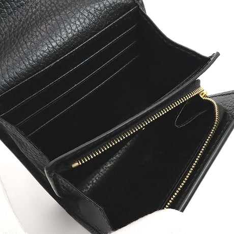 GUCCI GG Marmont Flap Wallet GG Canvas Leather Beige Black #18507