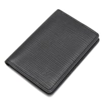 Louis Vuitton Pocket Organizer Card Holder Epi Leather Black M60642 #75257