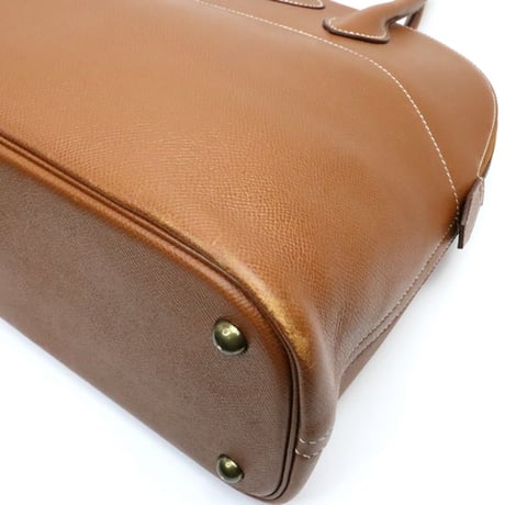 HERMES Bolide 35 Handbag Courchevel Leather Gold ＃17801