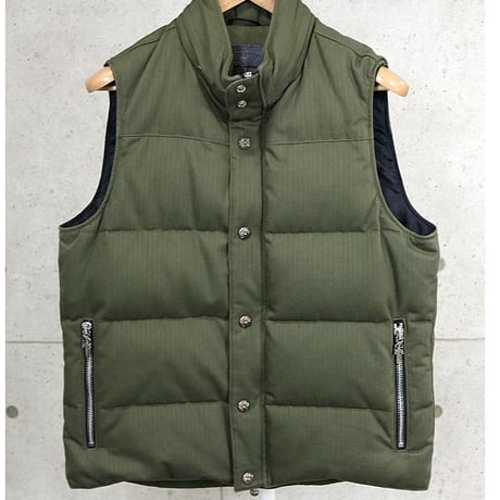 Chrome Hearts STIFF Down Vest Cross Button Double ZIP JVP #102251
