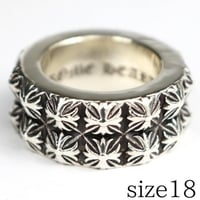 Chrome Hearts Double Beat Punk Ring 2-Row #31290