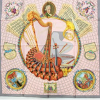 HERMES Carre 90 Silk 100% Scarf Stole ”Wolfgang Amadeus Mozart” #73805