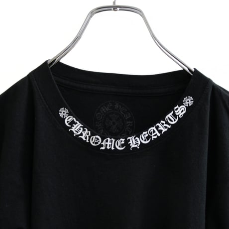 Chrome Hearts Old English Neck Logo Long Sleeve T-Shirt #30663