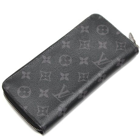 Louis Vuitton Zippy Wallet Vertical Monogram Eclipse Black M62295 #74854
