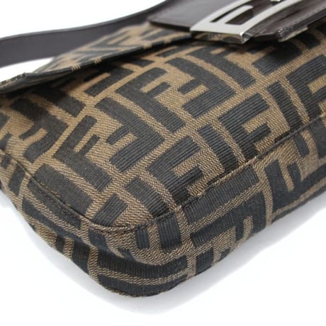 FENDI Mamma Baguette Bag Zucca Canvas ＃74795