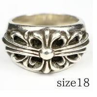 Chrome Hearts Floral Cross Ring #31240