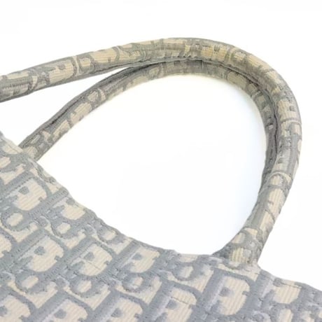 Christian Dior Medium Book Tote Bag Oblique Canvas Gray #19292