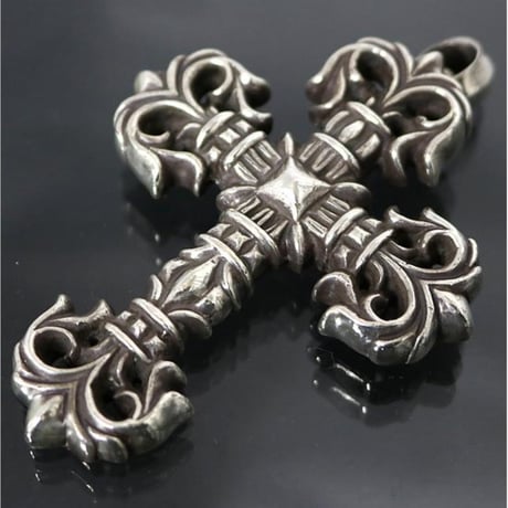 Chrome Hearts Small Filigree Cross Pendant with Bail #102663