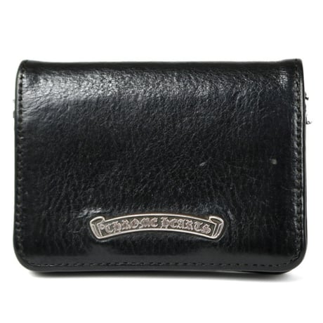 Chrome Hearts 3-Pocket Leather Card Case #31348