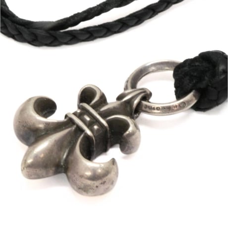 Chrome Hearts BS Fleur Leather Necklace #30926