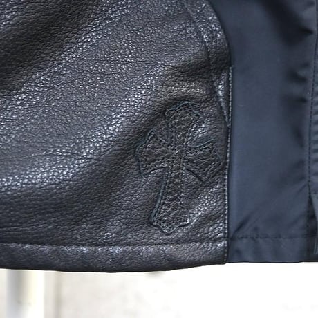 Chrome Hearts Carpenter Leather Pocket Zip Shirt ＃102132