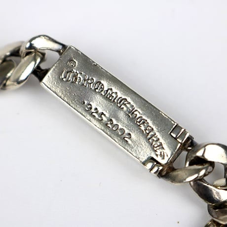 CHROME HEARTS Baby Classic Floral Cross ID Bracelet 24 Links #31439