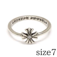 Chrome Hearts Bubblegum CH Plus 1P Diamond Ring #30981