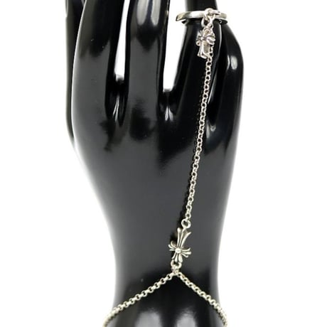 Chrome Hearts Baby Fat Cross Roll Chain NTFL Ring Bracelet #31278