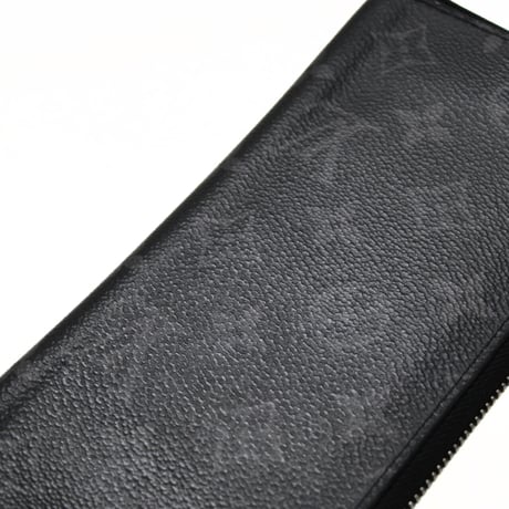 Louis Vuitton Zippy Wallet Vertical Monogram Eclipse Black M62295 #73980
