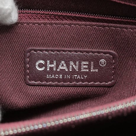 CHANEL Large Coco Handle Flap Bag Quilted Caviar Black ＃73169