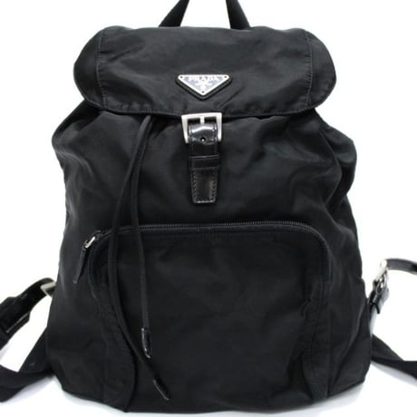 PRADA Backpack Nylon Black #74974