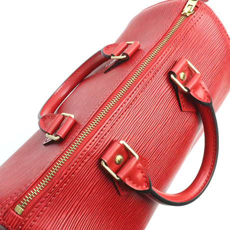 Louis Vuitton Speedy 25 Handbag Epi Leather Red M43017 #74752