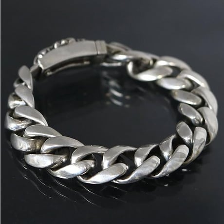 Chrome Hearts Classic Link Keeper Bracelet Box ID Bracelet 15 Links #101850