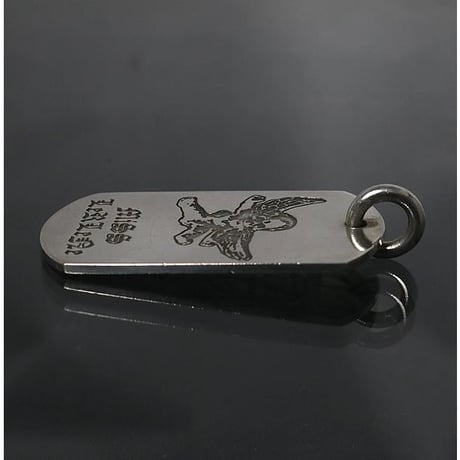 Chrome Hearts Foti Miss Lerlene Large Dog Tag Pendant #103017