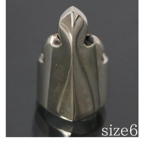 Chrome Hearts Upright Fleurknee Ring #31297