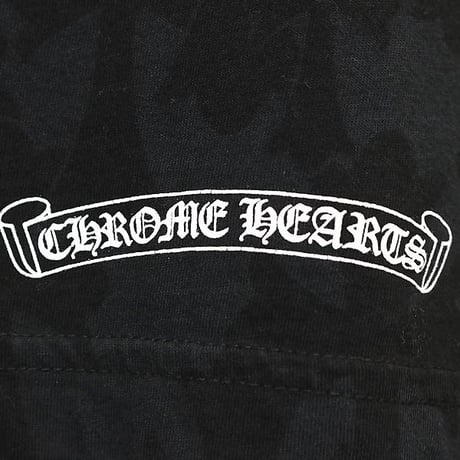 Chrome Hearts CH Cross Print Floral Cross Horseshoe Long-Sleeve T-Shirt #103393
