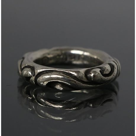 Chrome Hearts Scroll Band Ring #103378