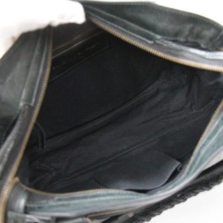 BALENCIAGA Town Shoulder Bag Leather Black ＃74674