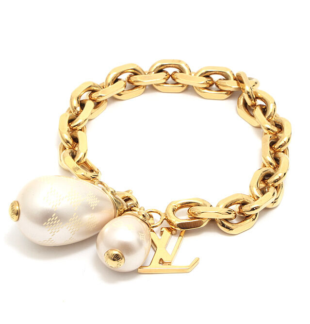 LOUIS VUITTON Damier Pearl Chain Bracelet M66319｜Product Code