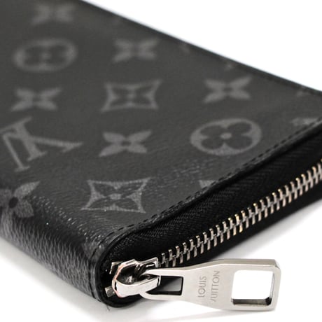 Louis Vuitton Zippy Wallet Vertical Monogram Eclipse Black M62295 #73980
