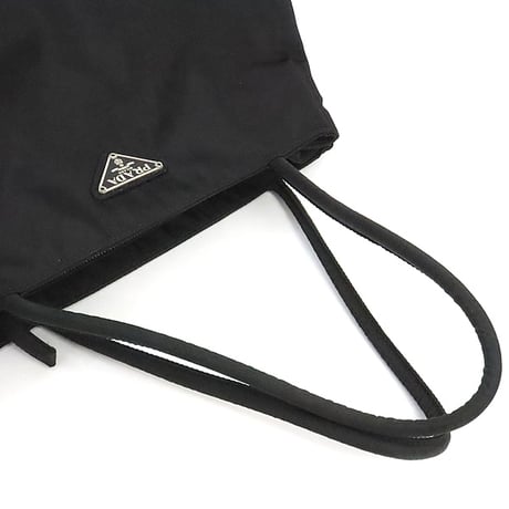 PRADA Handbag Nylon Black #19378