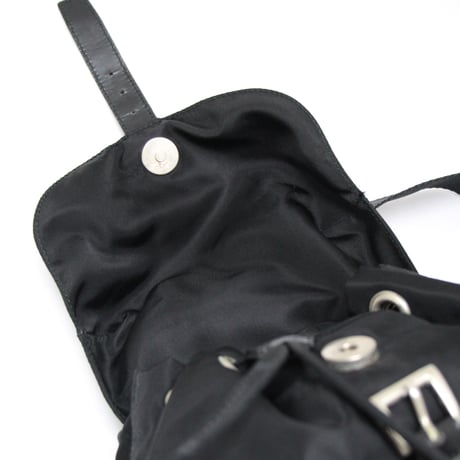 PRADA Backpack Nylon Black #74233