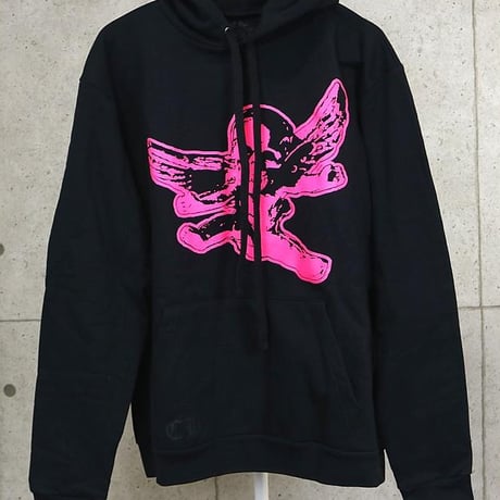 Chrome Hearts Foti Black And Pink Hoodie #30639