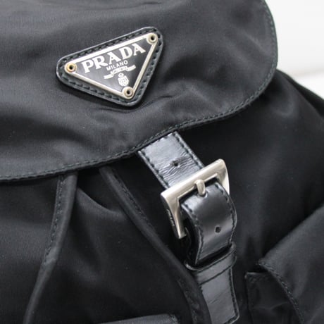 PRADA Backpack Nylon Black #74233