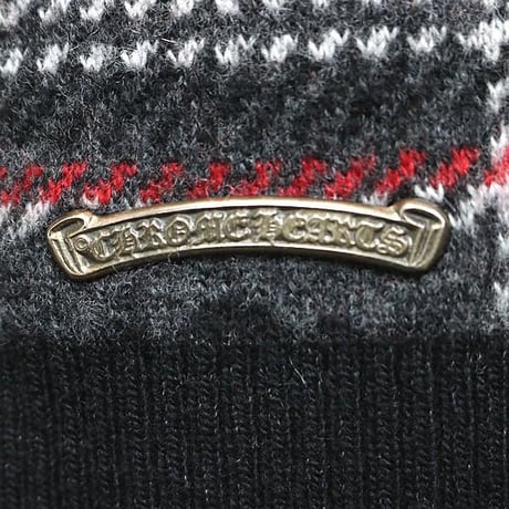 Chrome Hearts BIG CITY Check Pattern Knit Cardigan #30614
