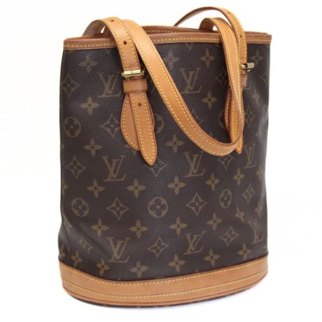Louis Vuitton Bucket PM Tote Bag Monogram Canvas M42238 #74626