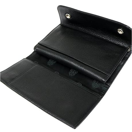 Chrome Hearts Cross Button Wave Wallet (Triple fold Wallet)  #103433