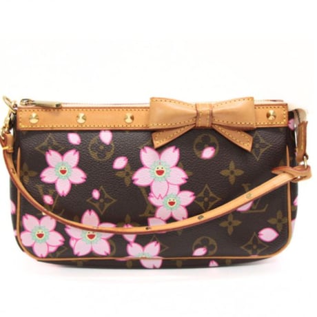Louis Vuitton x Murakami Pochette Accessory Pouch Monogram Cherry Blossom M92006 #75310