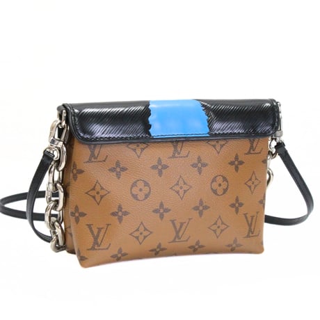 Louis Vuitton x Kansai Yamamoto Pochette Kabuki Mask Bag Monogram Reverse Epi Leather M43495 #74025