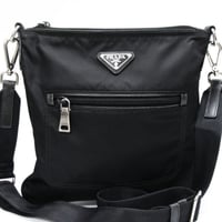 PRADA Shoulder Bag Nylon Black ＃74609